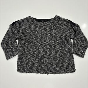 Eileen The Fisher Project Wool Mohair‎ Sweater Size XS Heathered Gray